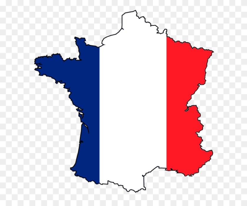 624x640 Карта Французского Флага - Кейп-Код Клипарт