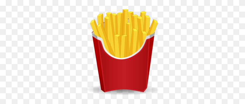 255x297 French Fries Clip Art - Potato Chips Clipart