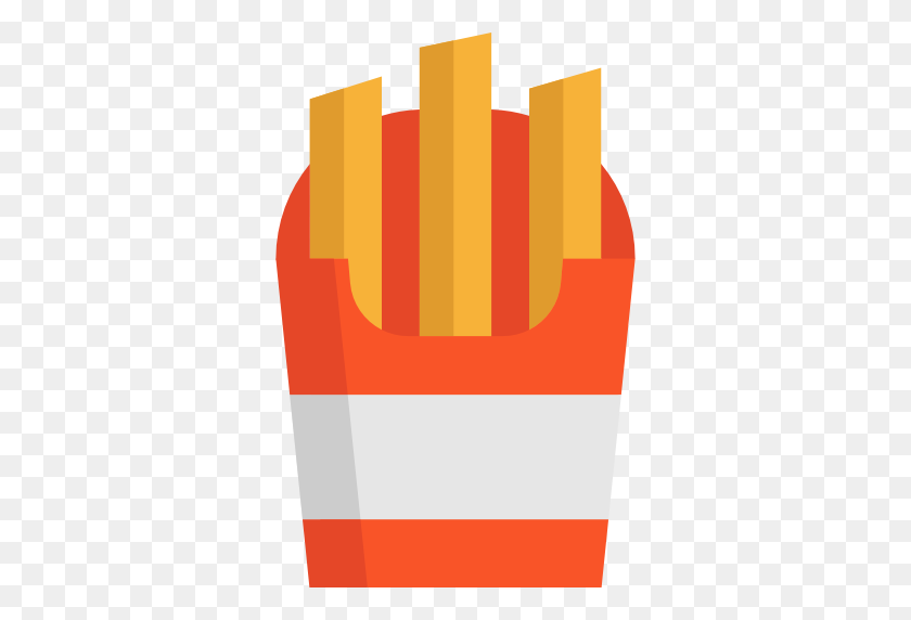 512x512 French Fries Clipart Png - French Fry PNG