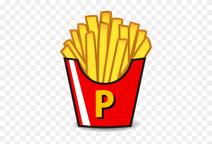 512x512 French Fries Emoji For Facebook, Email Sms Id Emoji - French Fry PNG