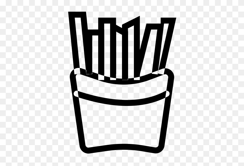 512x512 French Fries, Fast Food, Food Icon With Png And Vector Format - French Fries PNG