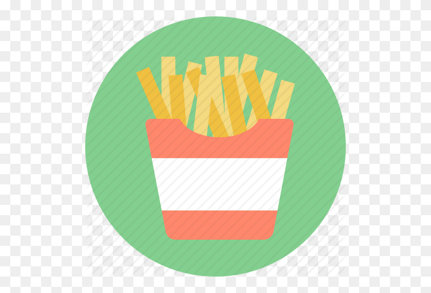 512x512 Papas Fritas, Caja De Papas Fritas, Caja De Papas Fritas, Papas Fritas, Papas Fritas Icono - Papas Fritas Png