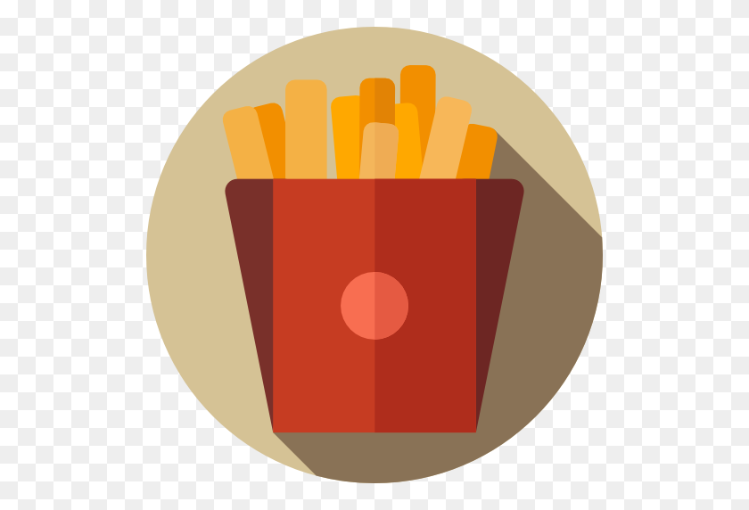512x512 French Fries Icon - French Fry PNG
