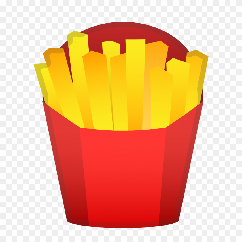 1024x1024 Значок Картофель Фри Ното Emoji Набор Иконок Еда Напиток Google - Картофель Фри Png
