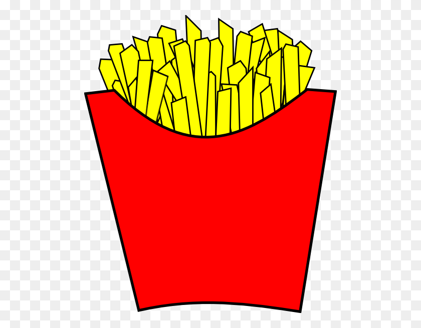 504x595 French Fries Modern Clip Art - Pope Clipart