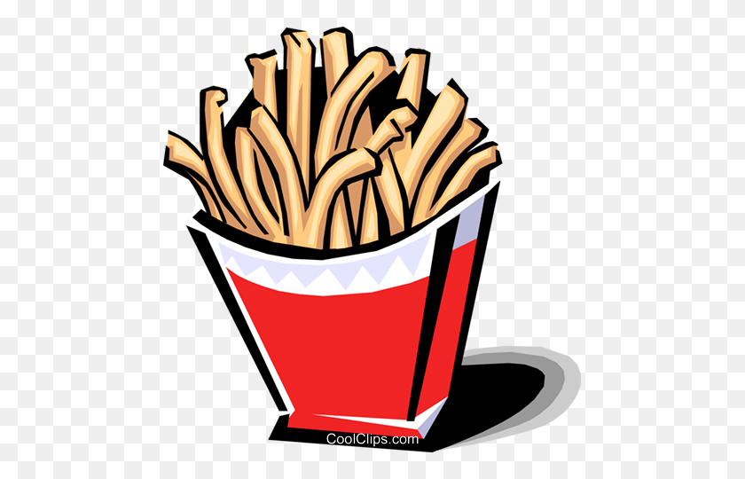 471x480 French Fries Royalty Free Vector Clip Art Illustration - French Fries PNG