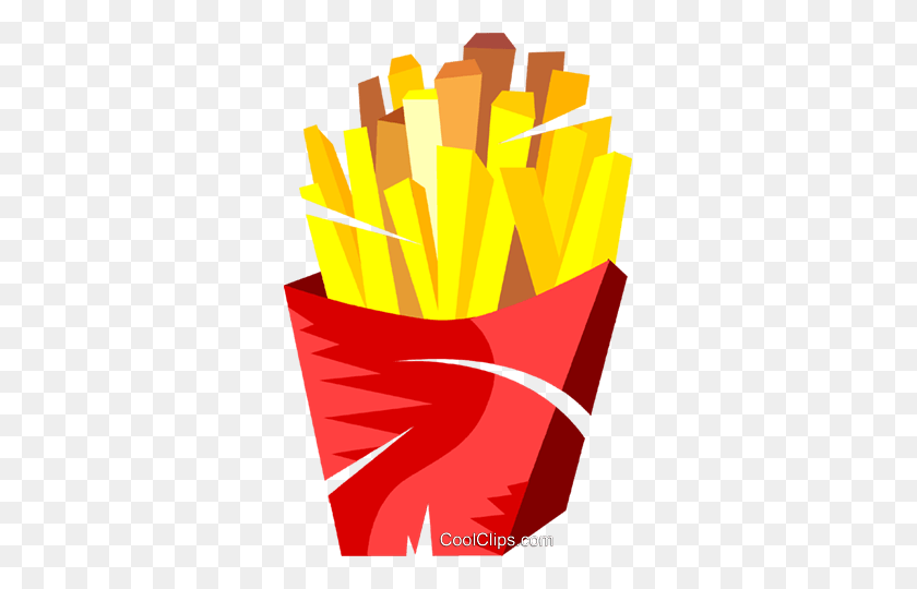 319x480 French Fries Royalty Free Vector Clip Art Illustration - Fries Clipart