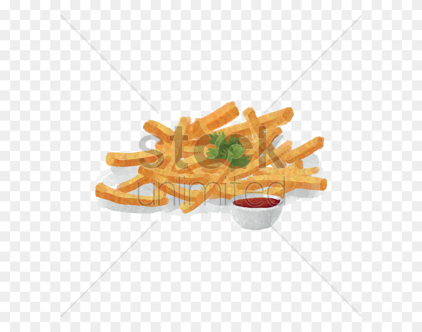 600x600 French Fries With Sauce Vector Image - French Fry PNG