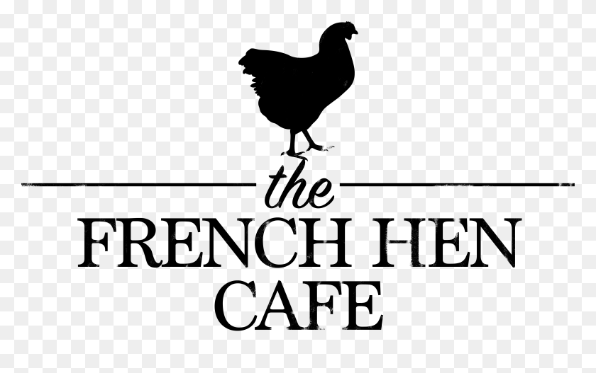 6684x4007 French Hen Café Logotipo Angustiado El Francés Gallina Café - Angustiado Png