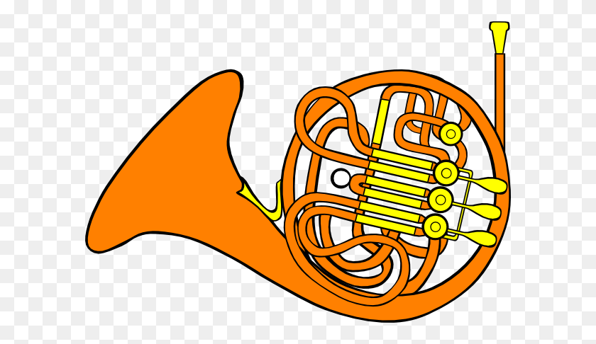 600x426 French Horn Clip Art - Trombone Clipart