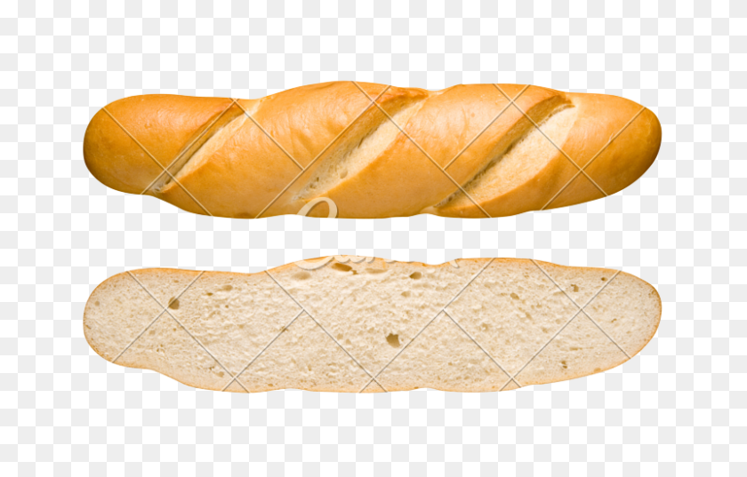 800x490 Fresh Bread Loaf Slice - Slice Of Bread PNG