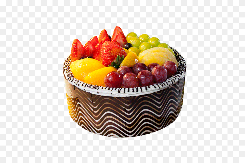 500x500 Fresh Fruit Cake - Fruit Salad PNG