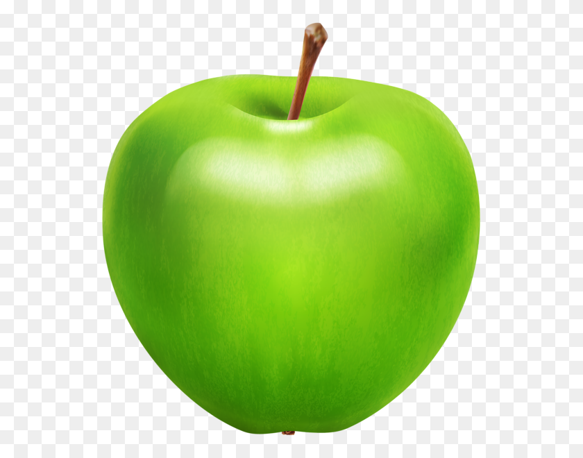 553x600 Fresh Green Apple Png Clip Art - Fresh Produce Clipart