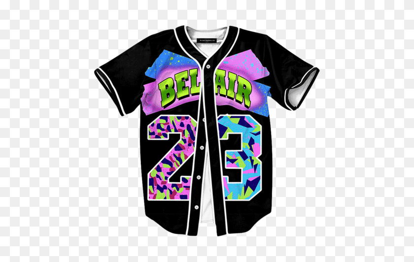 480x472 Fresh Prince Of Bel Air Baseball Jersey Hype Jerseys - Fresh Prince PNG