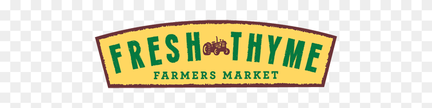476x150 Fresh Thyme - Farmers Market PNG