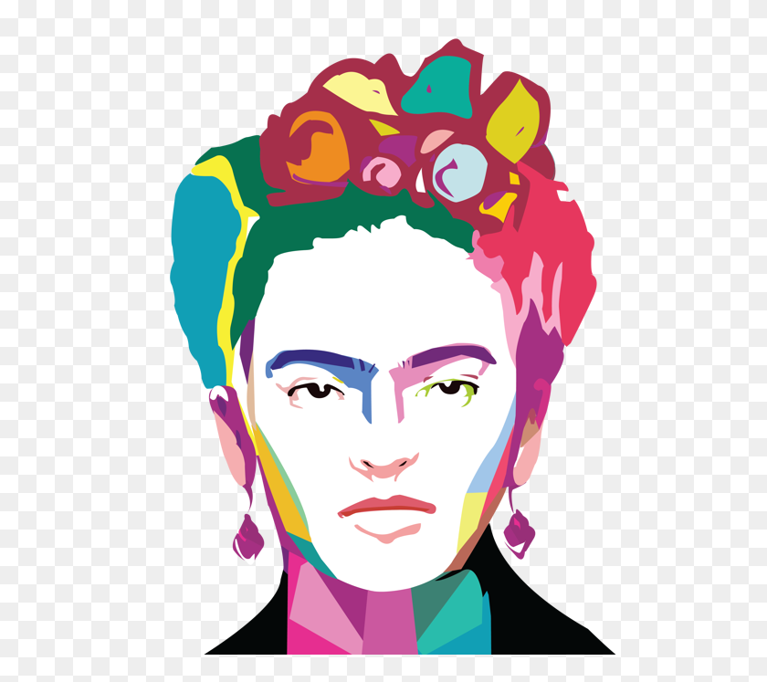 600x687 Frida Kahlo - Frida Kahlo Clipart