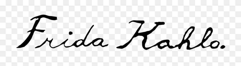 1280x284 Frida Kahlo Signature Firma - Frida Kahlo PNG