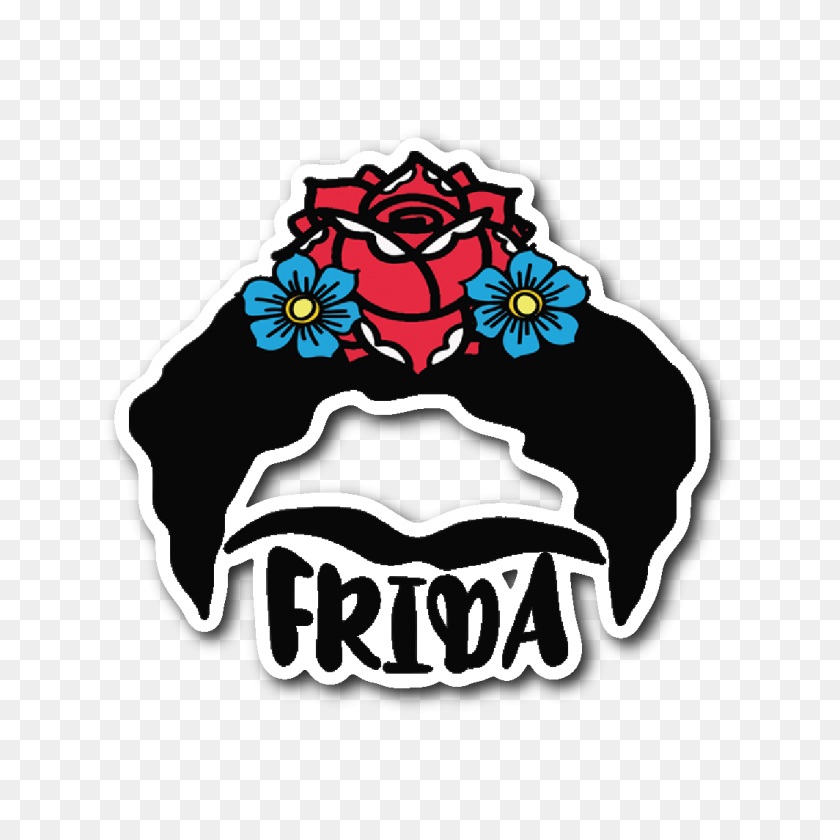 1064x1064 Frida Kahlo Sticker Pegatinas! In Stickers - Dystopia Clipart