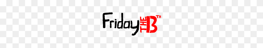 190x95 Friday - Friday The 13th PNG