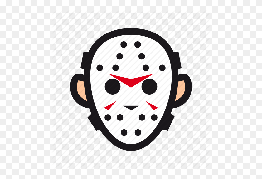 512x512 Friday, Halloween, Hockey, Jason, Killer, Mask, Monster Icon - Friday The 13th Clip Art