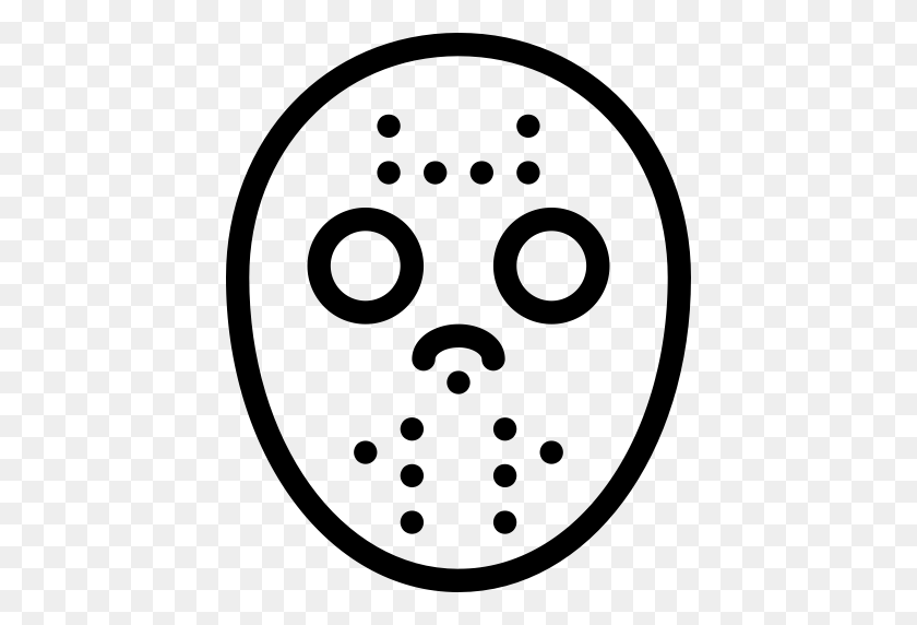 426x512 Friday, Halloween, Jason, Killer, Mask, Party, Spooky Icon - Jason Mask PNG