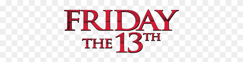 400x155 Friday Haunted House In Dallas Ft Worth, Texas - Friday The 13th Logo PNG