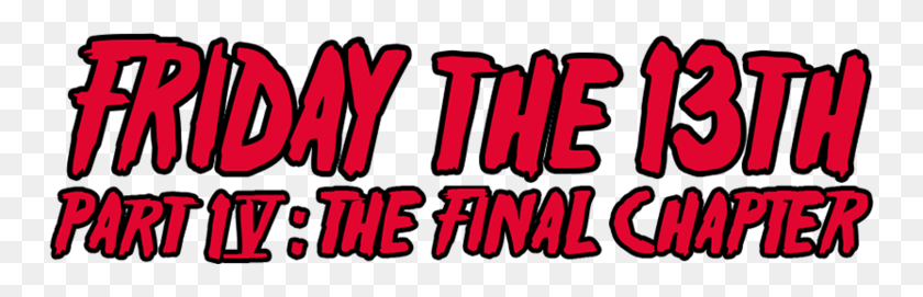 750x211 Friday The Pt The Final Chapterreview - Viernes 13 Clipart