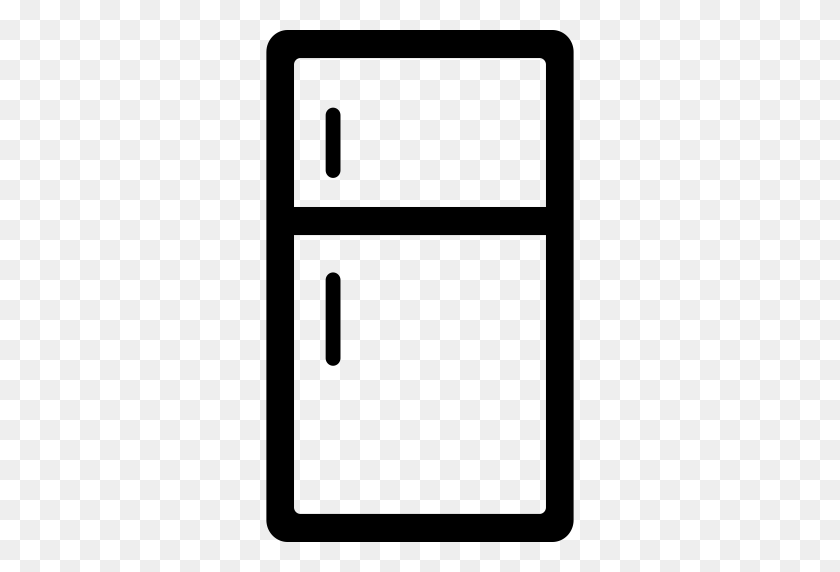 512x512 Холодильник, Холодильник, Значок Холодильника С Морозильной Камерой В Формате Png И В Векторном Формате - Бесплатный Клипарт На Холодильник