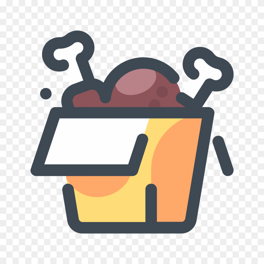 1600x1600 Fried Chicken Icon - Fried Chicken PNG