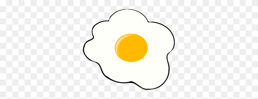 299x264 Жареное Яйцо - Жареный Цыпленок Клипарт
