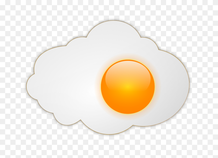 800x566 Huevo Frito Clipart Clipartmonk - Sunny Side Up Egg Clipart
