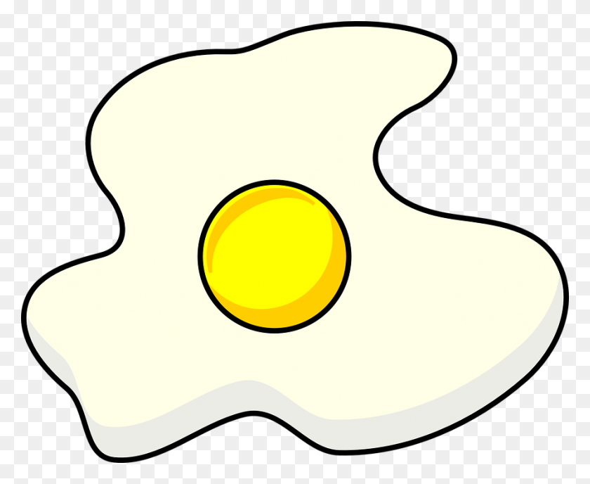893x720 Fried Egg Clipart Dozen Egg - Crack Egg Clipart