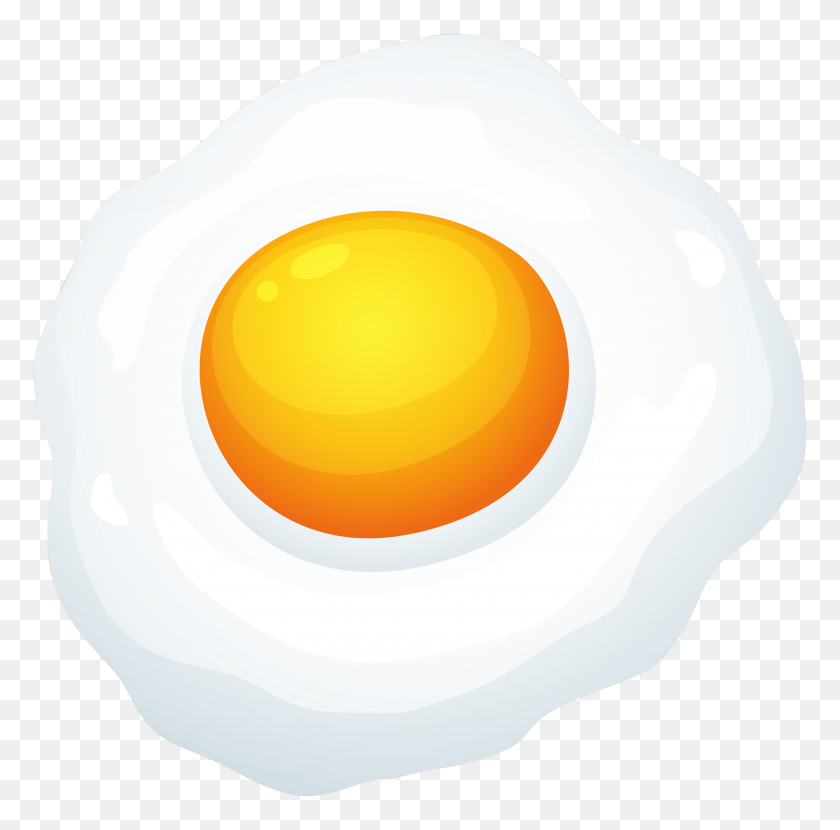 8000x7899 Fried Egg Png Clip Art - Egg Clipart PNG