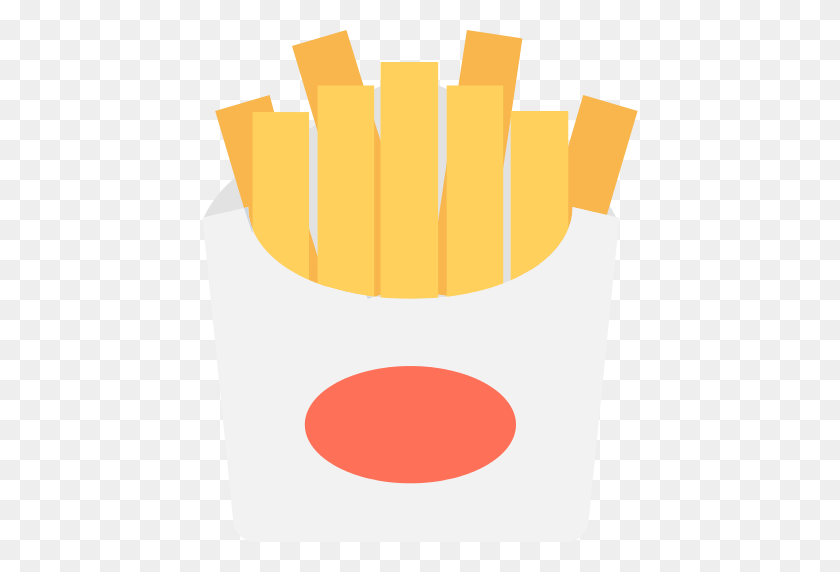 512x512 Fried Potatoes French Fries Png Icon - French Fries PNG
