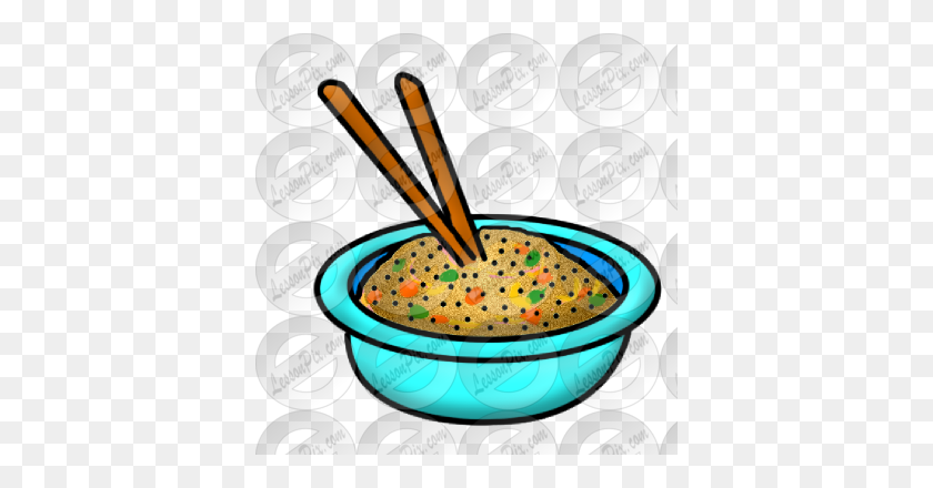 380x380 Fried Rice Picture For Classroom Therapy Use - Fried Rice Clipart