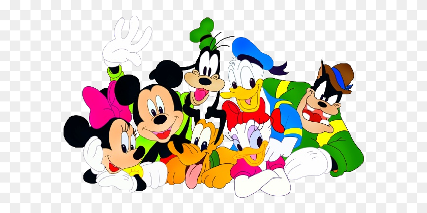 592x360 Friends Clip Art - Mickey Mouse And Friends Clipart