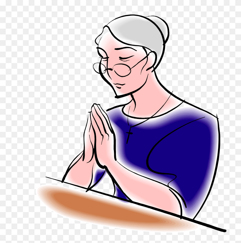 739x788 Friends Forever Clipart - Girl Praying Clipart