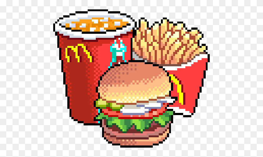 500x442 Fries Clipart Pixelated - March Madness Clipart