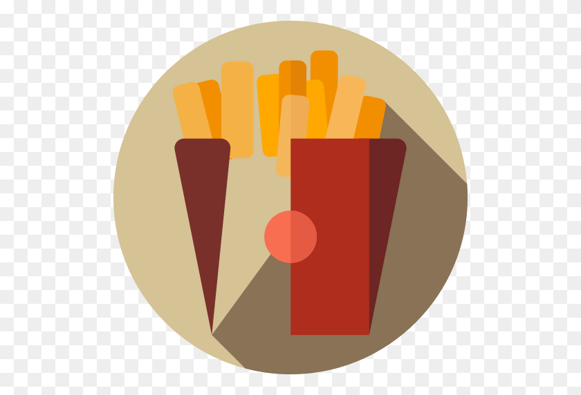 512x512 Fries Png Icon - Fries PNG