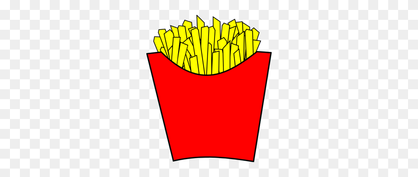 252x297 Fries Png Images, Icon, Cliparts - French Fries Clipart Black And White