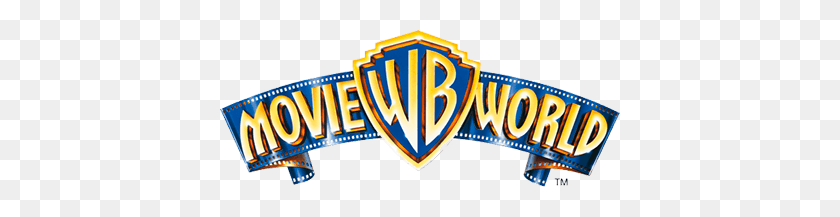 400x157 Fright Nights Warner Bros Movie World - Warner Bros Logo PNG