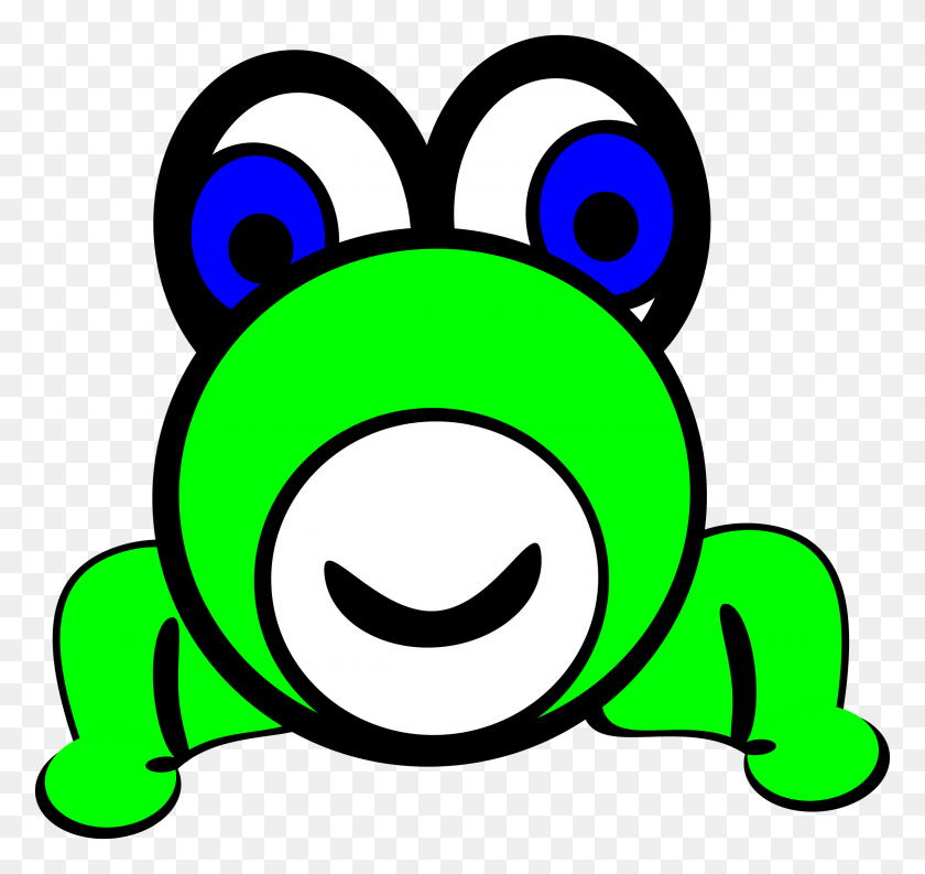 2400x2257 Frog - Frog Face Clipart