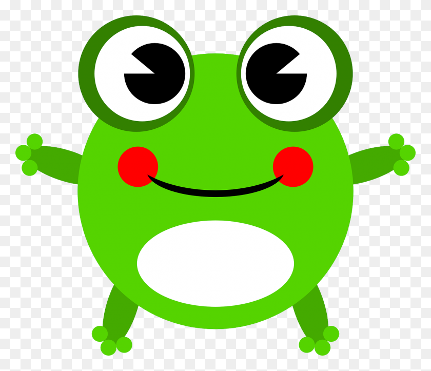 1280x1088 Frog Amphibian Animal Green Transparent Image Frog - Amphibians Clipart