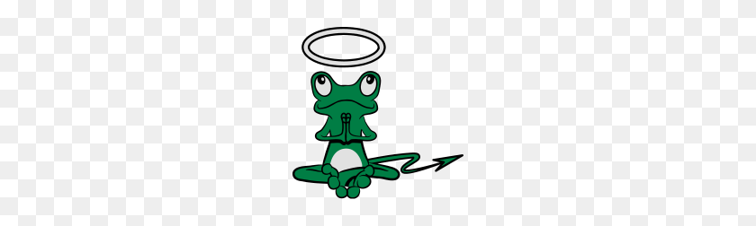 190x192 Frog Angel Devil Halo Devil Tail - Devil Tail PNG