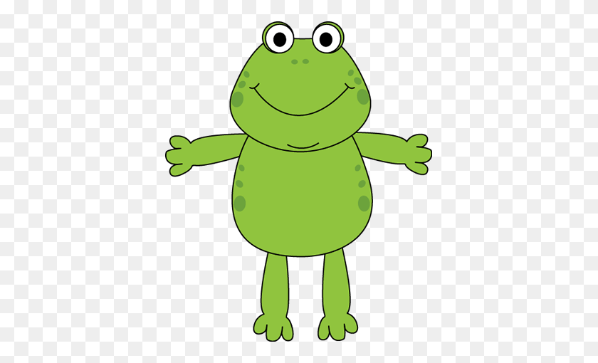 375x450 Frog Border Cliparts - Baby Frog Clipart