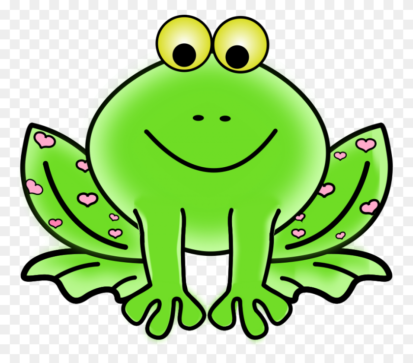 900x783 Frog Clipart - Red Eyed Tree Frog Clipart