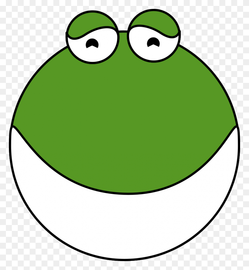823x900 Frog Clipart Toad - Toad PNG