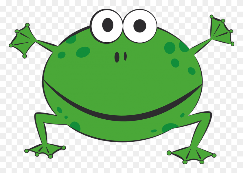 960x662 Rana Clipart Sapo - Baby Frog Clipart