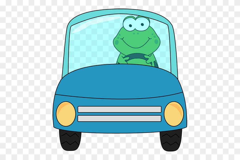 471x500 Frog Driving A Car Clip Art - Car PNG Clipart