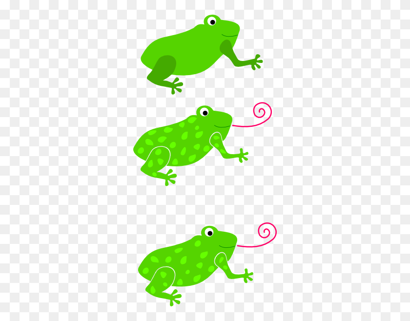 294x598 Frog Granota Grenouille Clip Art Free Vector - Frog Prince Clipart